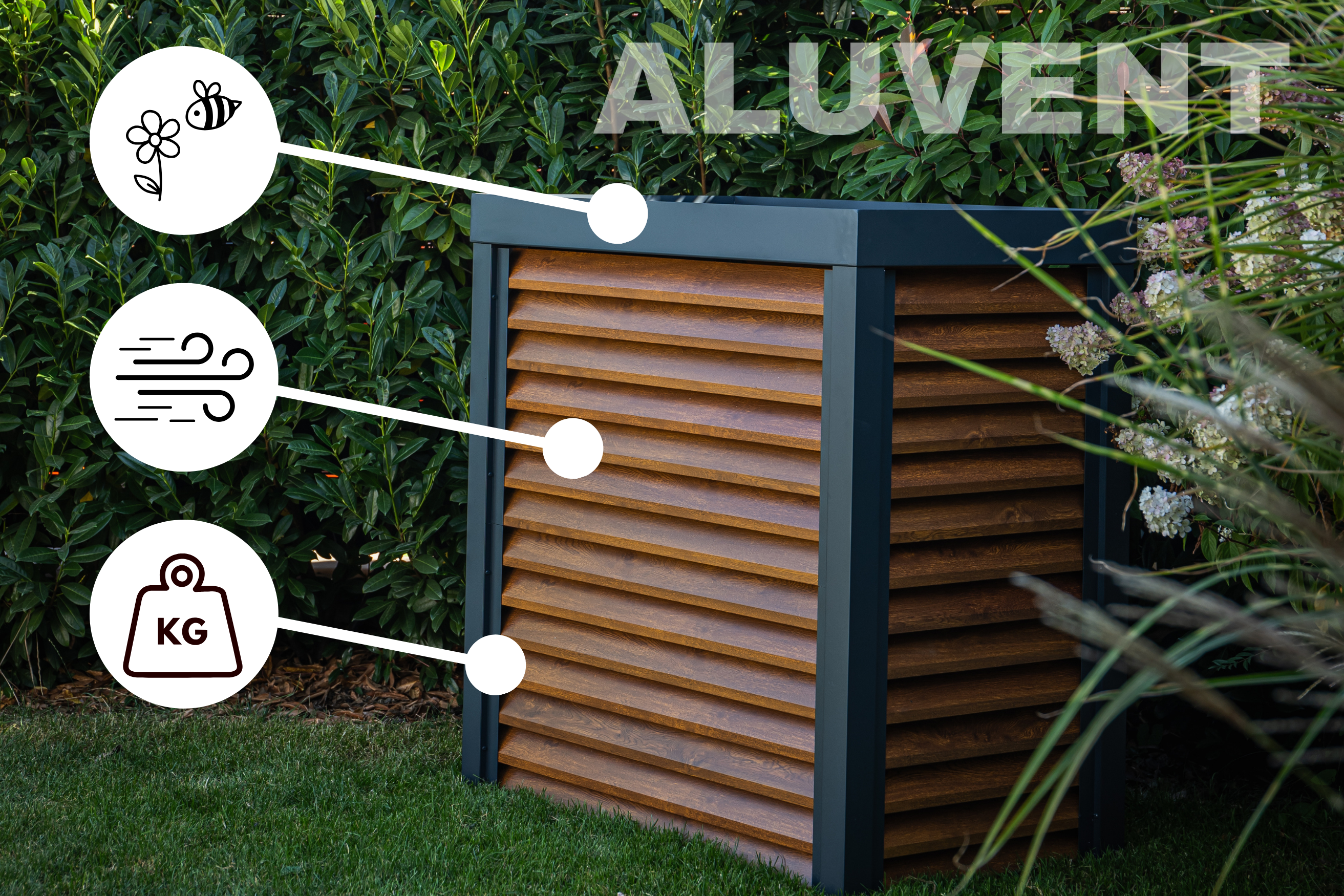 ALUVENT- Verkleidung Wärmepumpe