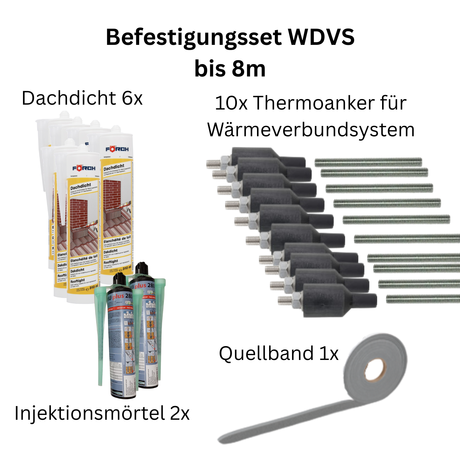 Montageset Terrassenüberdachung Wärmedämmung