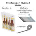 Montageset Terrassenüberdachung Beton/Steinwand