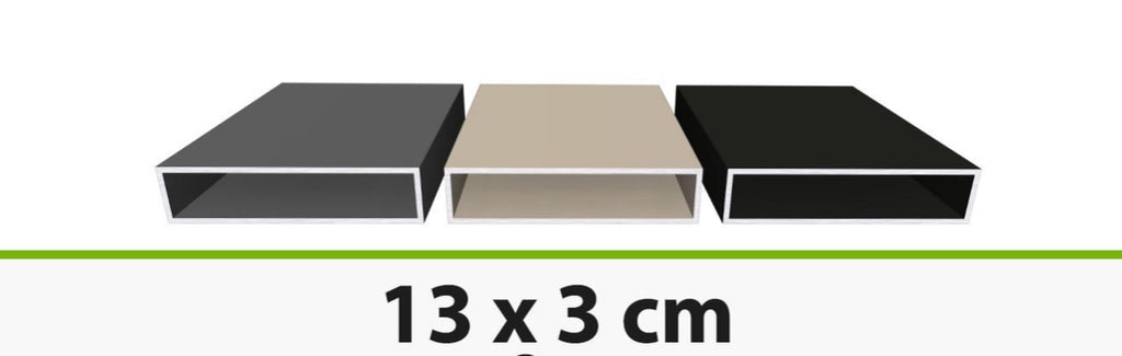 Aluminium Rohrprofile pulverbeschichtet – Bodenprofil