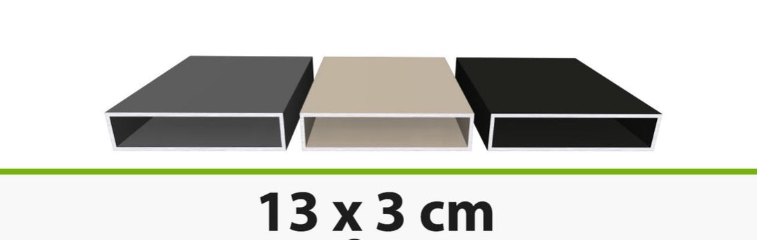 Aluminium Rohrprofile pulverbeschichtet – Bodenprofil