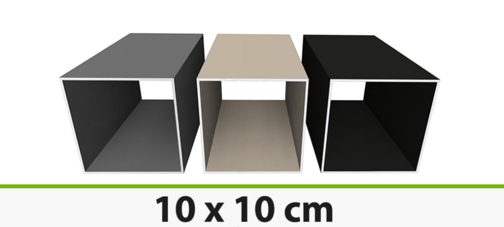 Aluminium Rohrprofile pulverbeschichtet – Bodenprofil