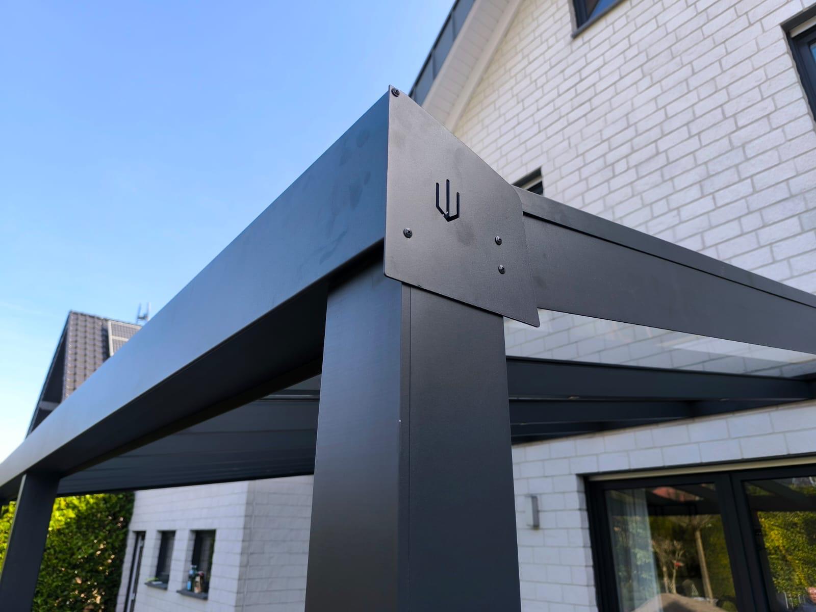 Aluminium Terrassenüberdachung Bausatz mit Polycarbonat