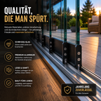 Glasschiebewand Klar